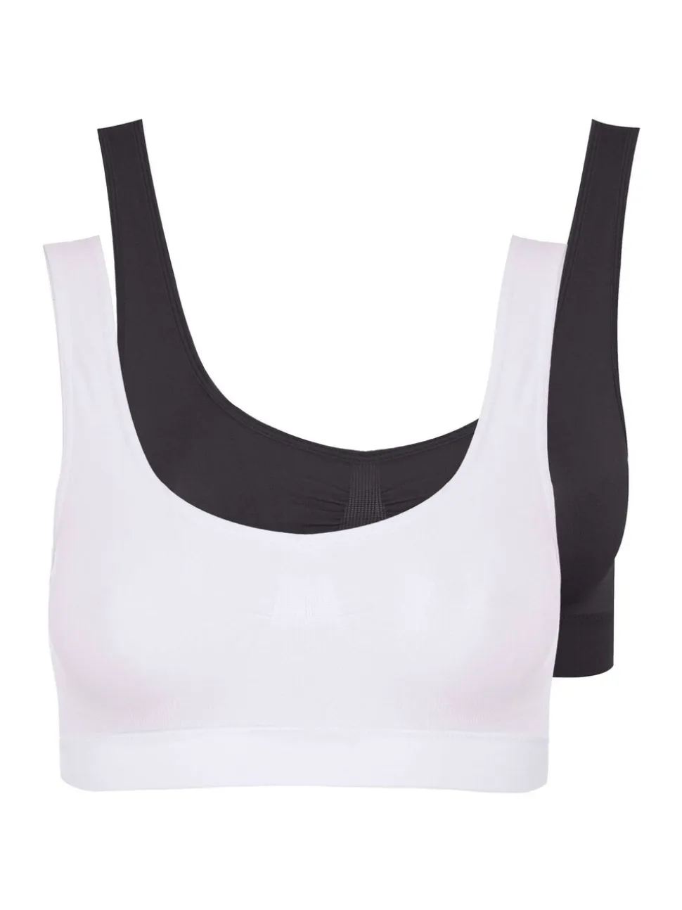 Yours Curve Padded Seamfree Bra 2 Pack