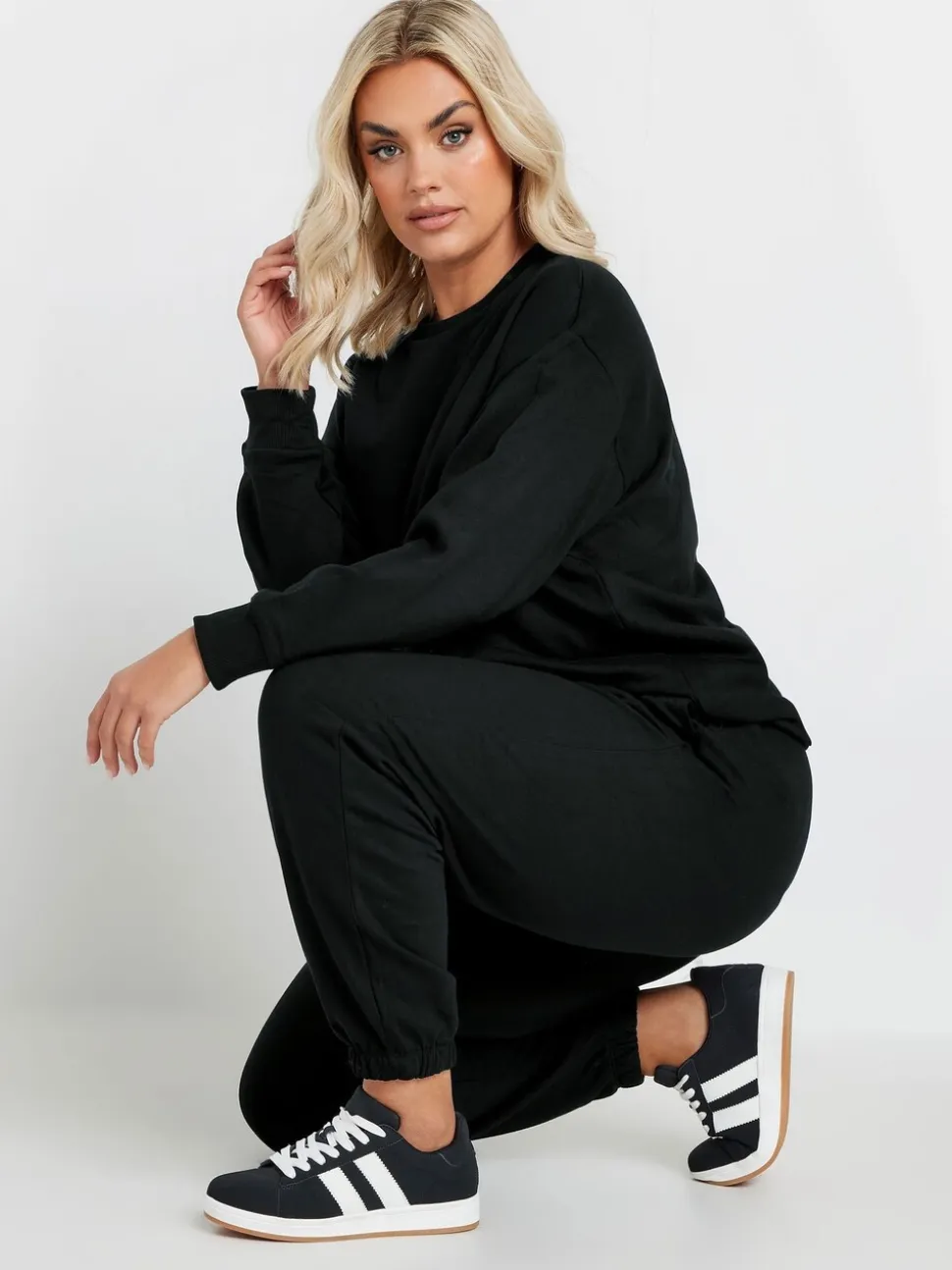Yours Curve Sweatshirt & Joggers Set