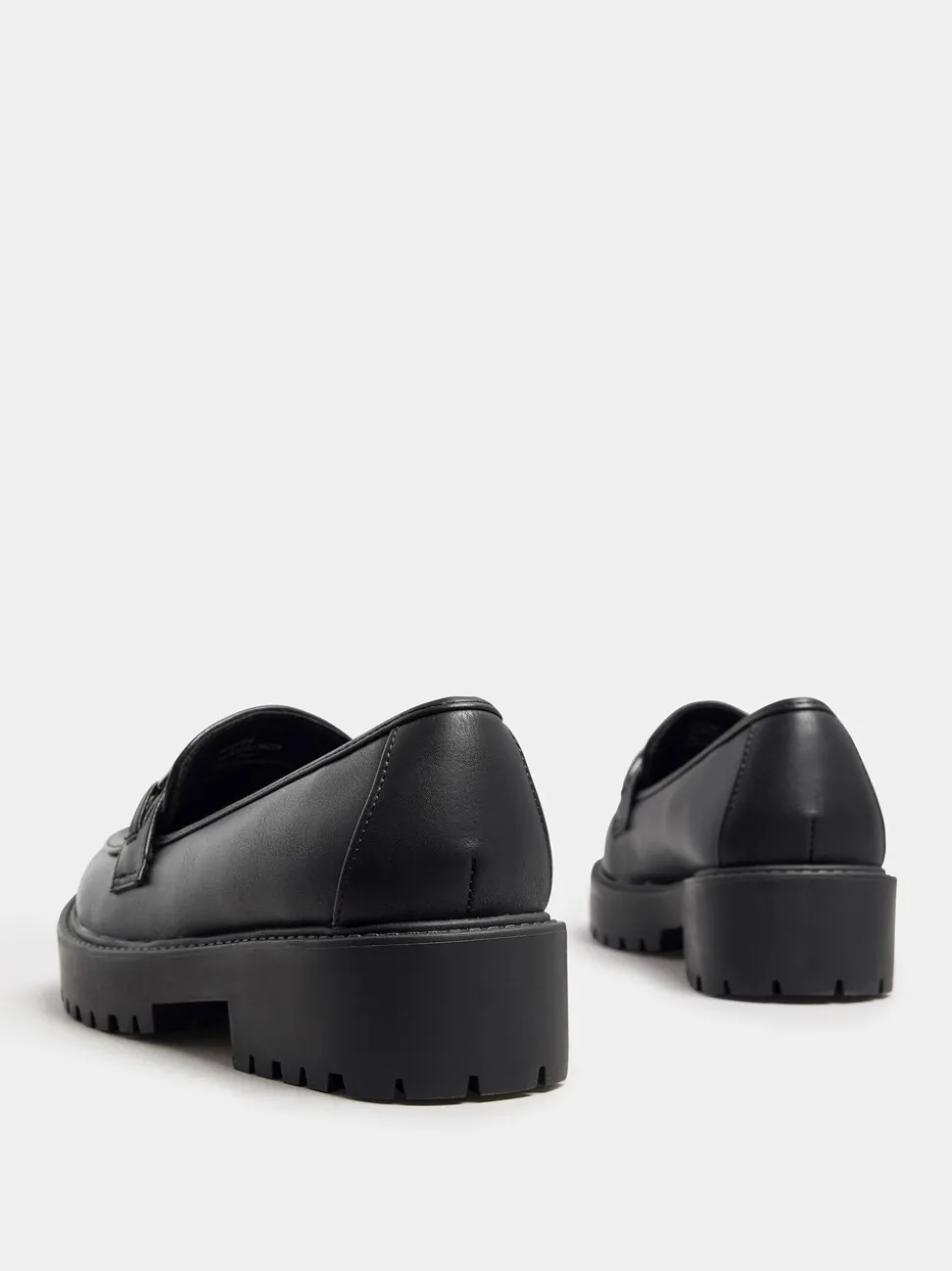 Yours Curve Wide Fit Metal Detail Loafers