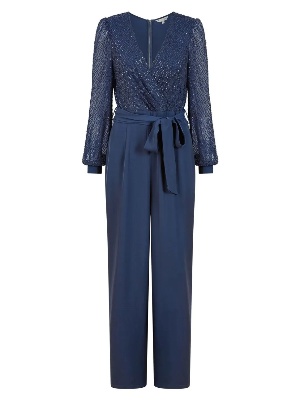 Yumi - Jumpsuit met lovertjes en lange mouwen
