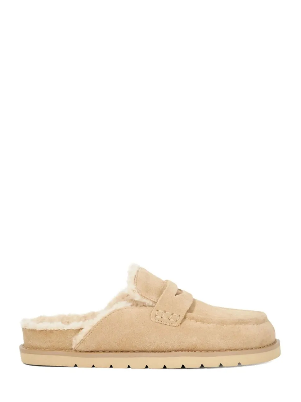 Zand - Dune London Goldy Lined Backless Loafers