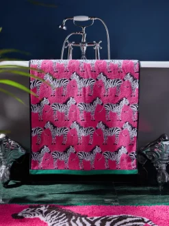 Zebra 100% katoenen handdoeken