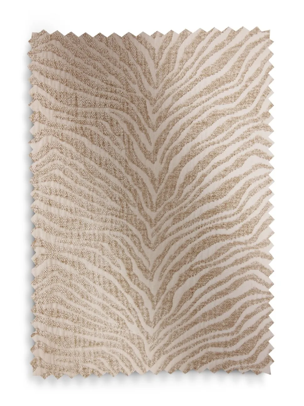 Zebra Chenille Oogjes Gevoerde Gordijnen