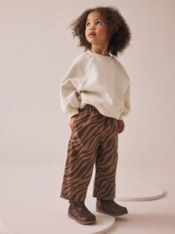 Zebraprint - Jeans met wijde pijpen (3 mnd-7 jr)