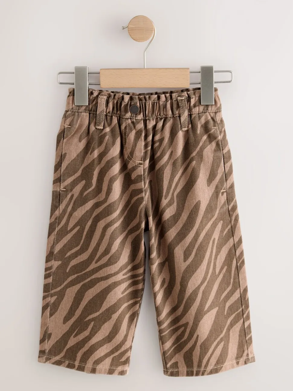 Zebraprint - Jeans met wijde pijpen (3 mnd-7 jr)