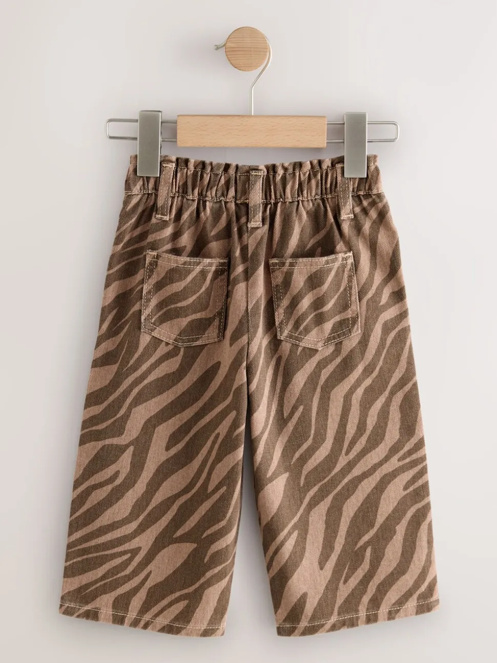 Zebraprint - Jeans met wijde pijpen (3 mnd-7 jr)