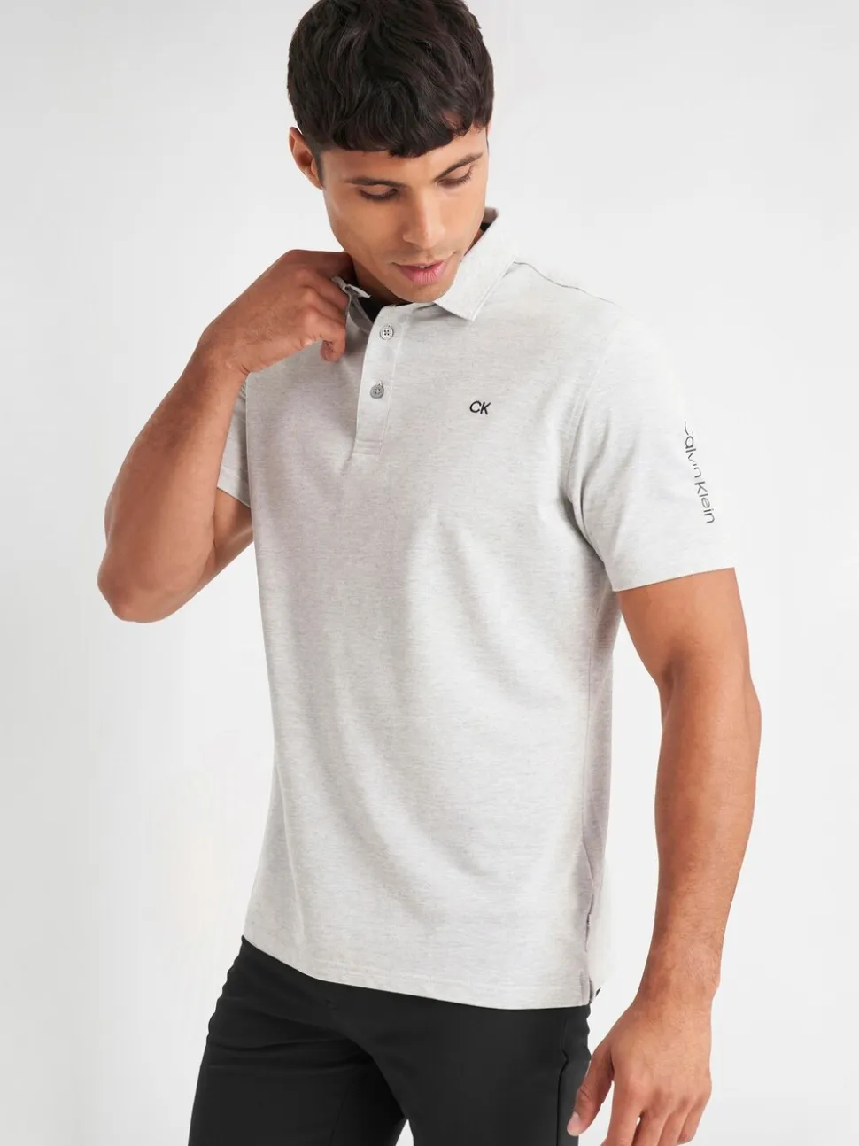 Zilver - Calvin Klein Golf Uni poloshirt
