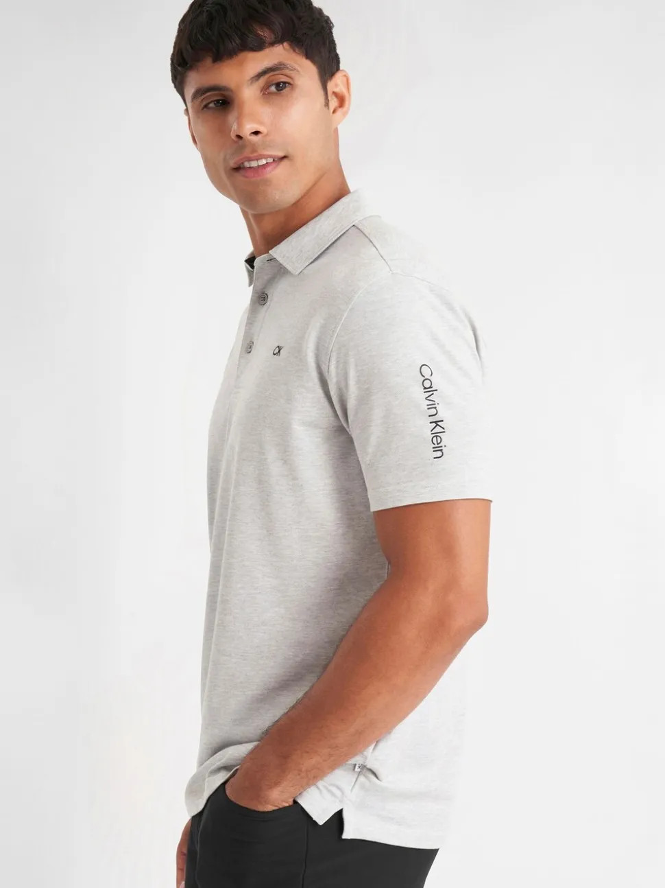 Zilver - Calvin Klein Golf Uni poloshirt
