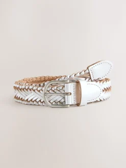 Zilver - Hand Plaited Leather Belt