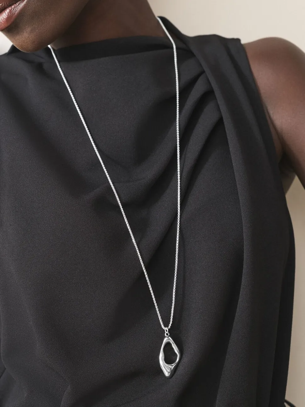 Zilverkleurig - Long Pendant Necklace