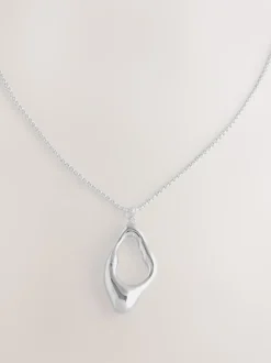 Zilverkleurig - Long Pendant Necklace