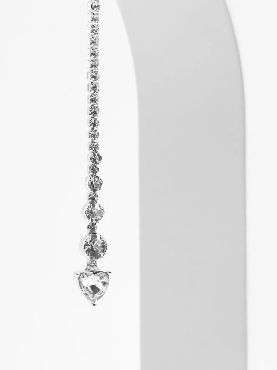 Zilverkleurig - Y-ketting met ronde schakels