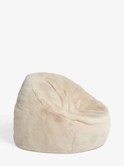 Zitzakstoel van imitatiebont