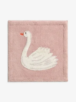 Zwanenprint 100% katoenen mat