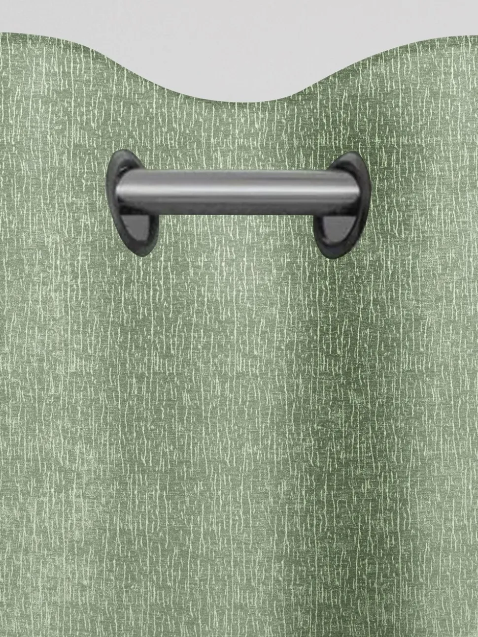 Zware chenille ringgordijnen