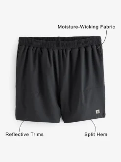 Zwart - 5 inch - Active sportschoolshort