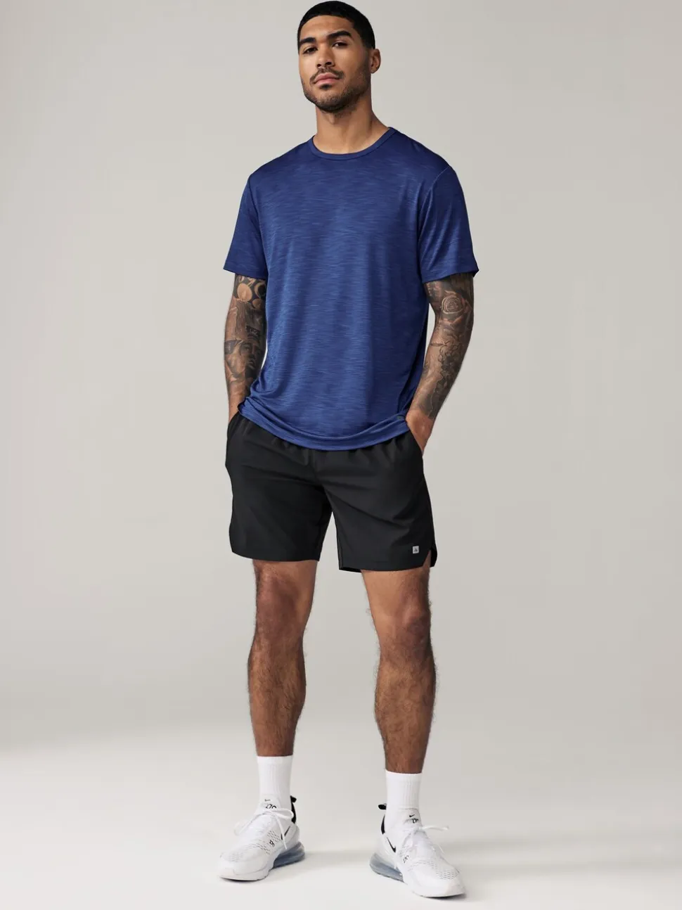 Zwart - 9 inch - Active sportschoolshort