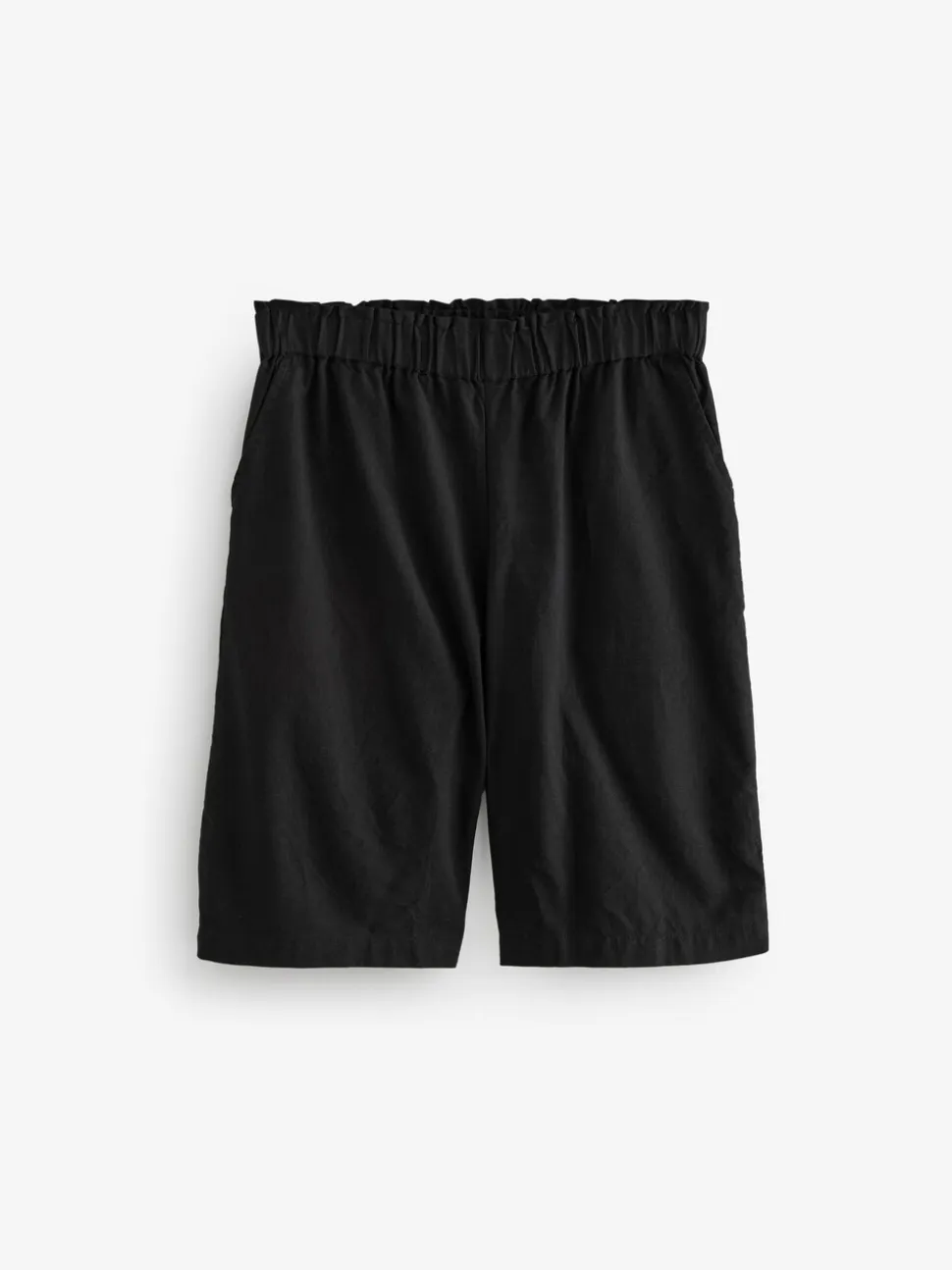 Zwart - 100% katoenen Bermuda-shorts