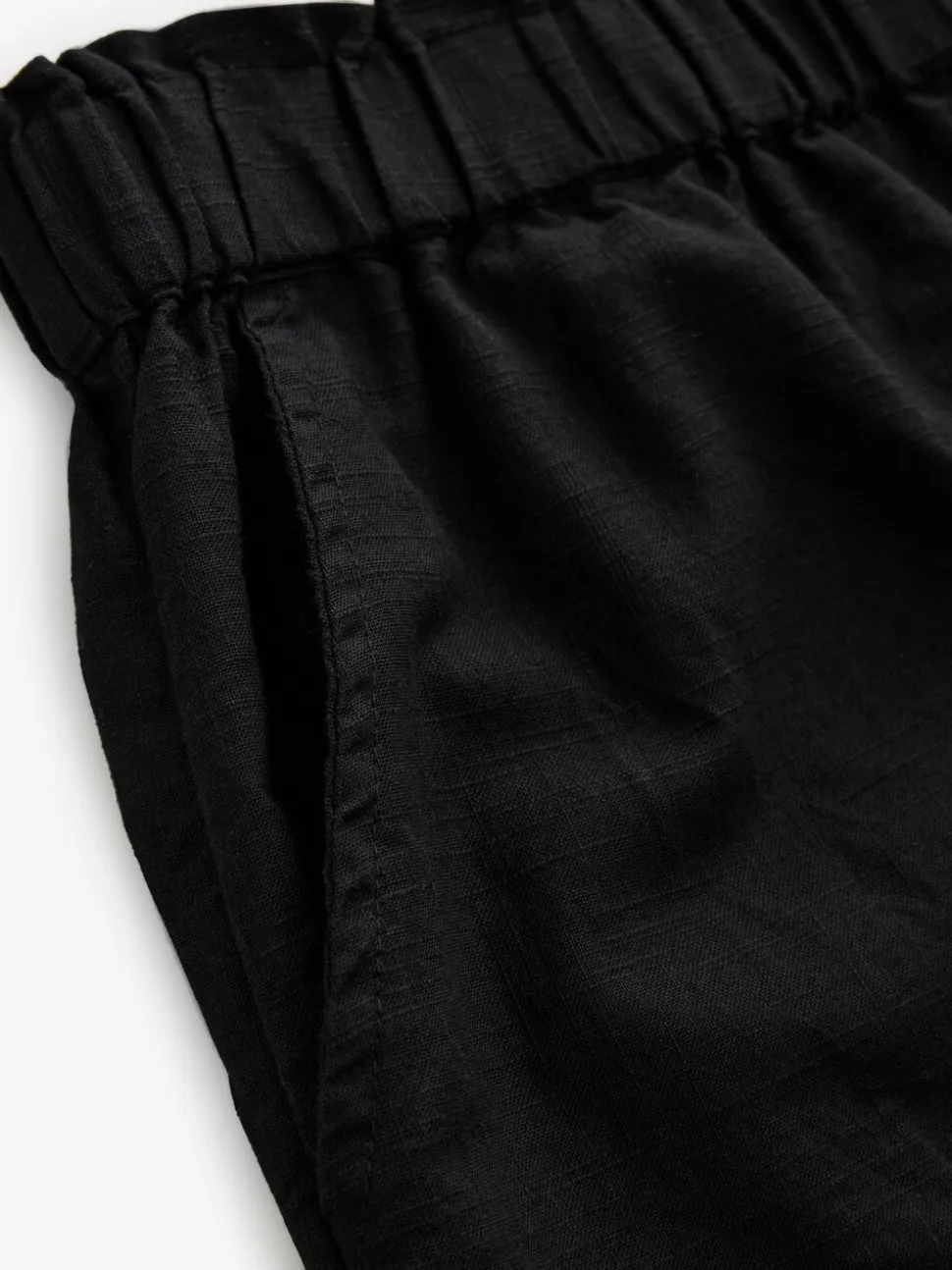 Zwart - 100% katoenen Bermuda-shorts