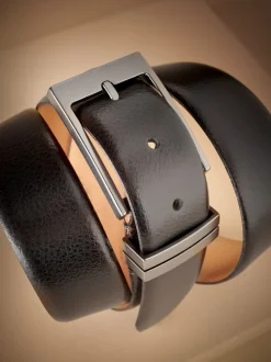 Zwart - 100% leather Signature Belt