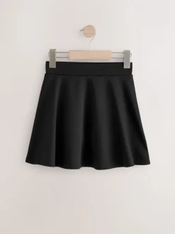 Zwart - 2 Pack Pull-On Skort met jersey stretchy (3-17jr)