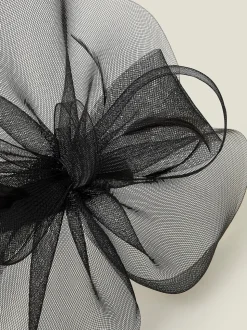 Zwart - Accessorize Mini Mia Crin Fascinator