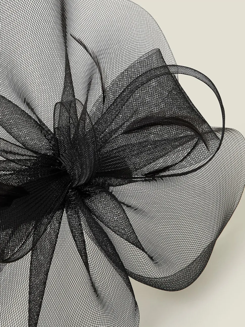 Zwart - Accessorize Mini Mia Crin Fascinator