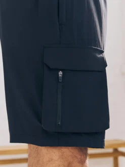 Zwart - Active cargo gym trainingshorts