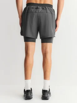 Zwart - Active 2-In-1 Shorts 2 Pack