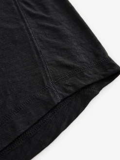 Zwart - Active Lichtgewicht T-shirt met ronde hals en korte mouwen