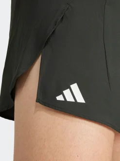 Zwart - adidas Adizero Essentials hardloopshorts met split