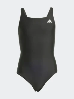 Zwart - adidas Badpak met V-rug voor kinderen