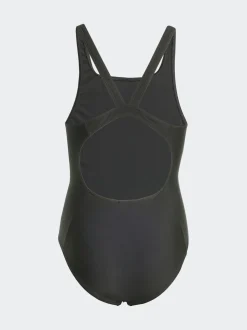 Zwart - adidas Badpak met V-rug voor kinderen