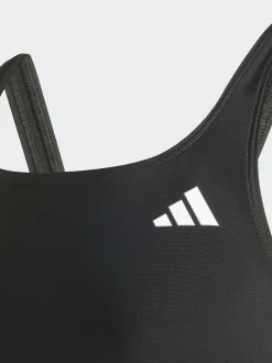 Zwart - adidas Badpak met V-rug voor kinderen