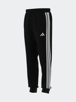 Zwart - adidas Essentials fleece joggingbroek met 3 strepen