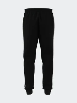 Zwart - adidas Essentials fleece joggingbroek met 3 strepen