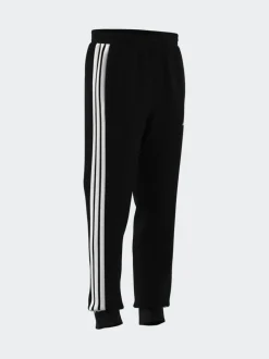 Zwart - adidas Essentials fleece joggingbroek met 3 strepen