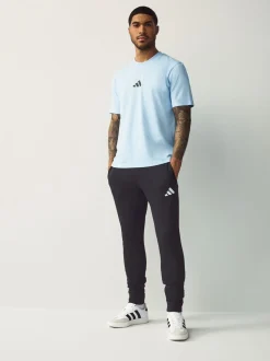 Zwart - adidas Essentials Feelcozy fleece joggingbroek