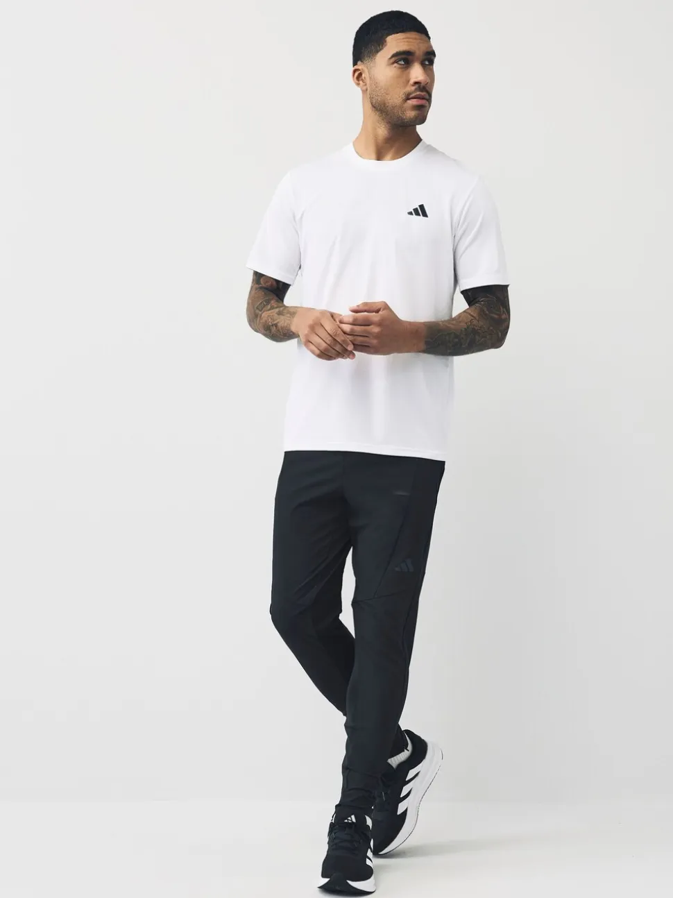 Zwart - adidas hybride joggingbroek ontworpen voor training