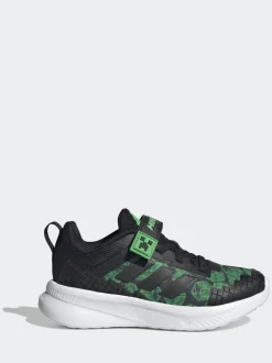 Zwart - adidas Minecraft Forarun 4.0 Kids Trainers