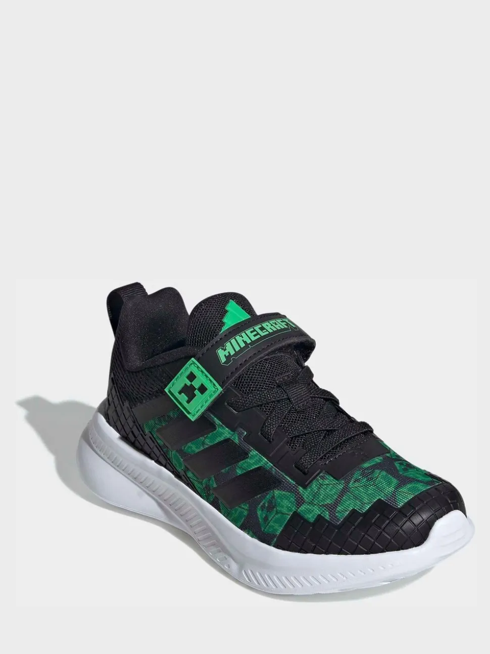Zwart - adidas Minecraft Forarun 4.0 Kids Trainers