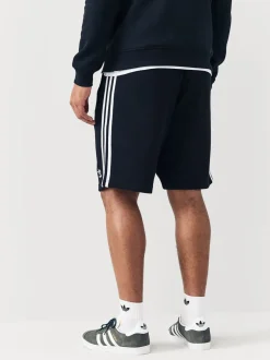 Zwart - adidas Originals Adicolor short met 3 strepen