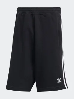 Zwart - adidas Originals Adicolor short met 3 strepen