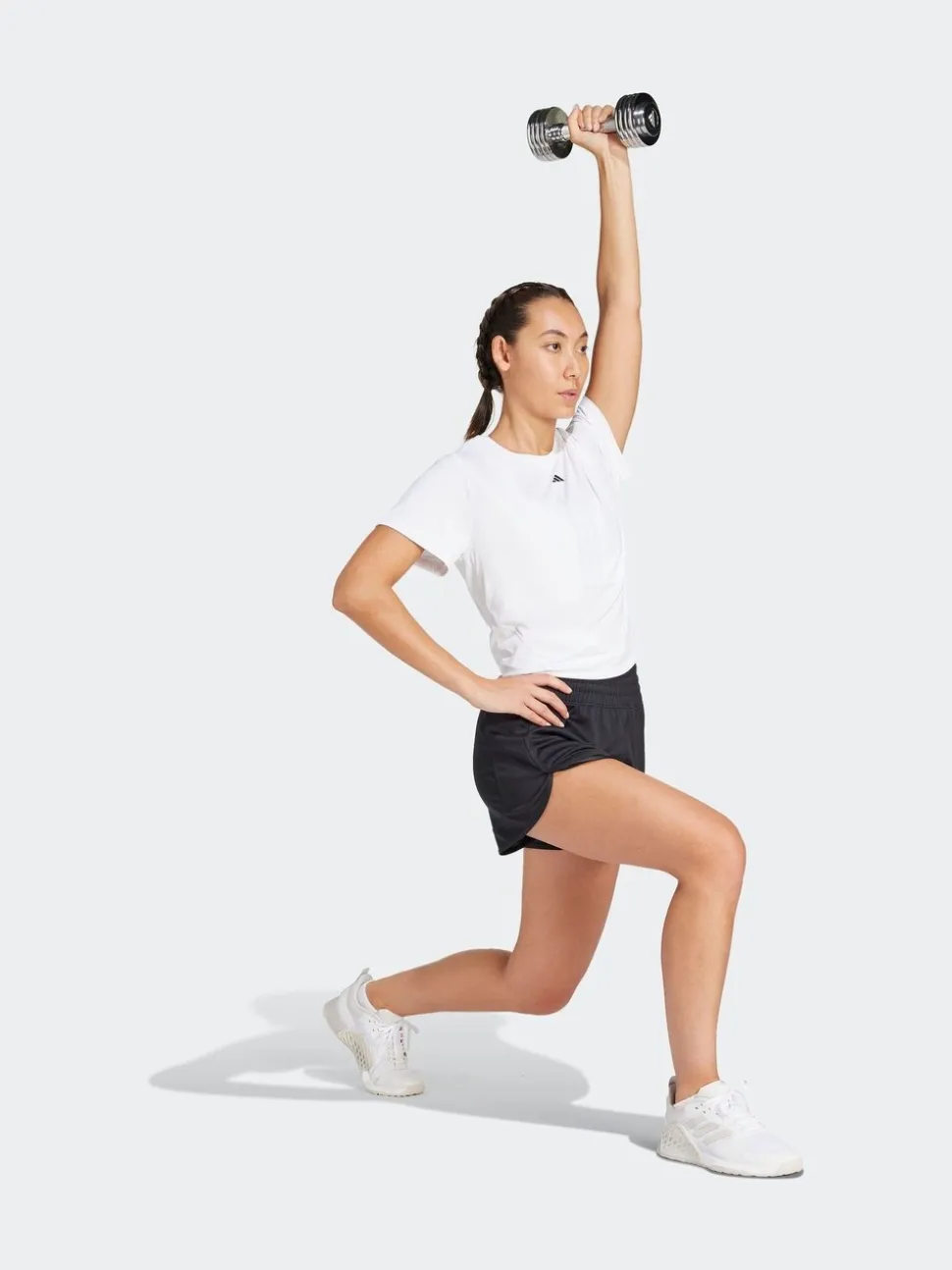 Zwart - adidas Pacer gebreide hoge trainingsshorts