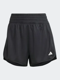Zwart - adidas Pacer gebreide hoge trainingsshorts