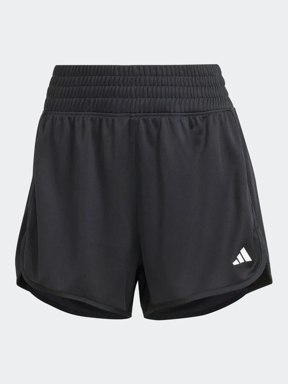 Zwart - adidas Pacer gebreide hoge trainingsshorts