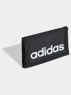 Zwart - adidas portemonnee met lineair logo