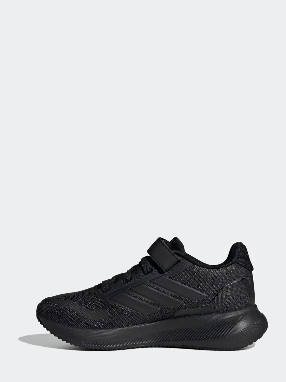 Zwart - adidas Runfalcon 5 kindersneakers met elastische veters