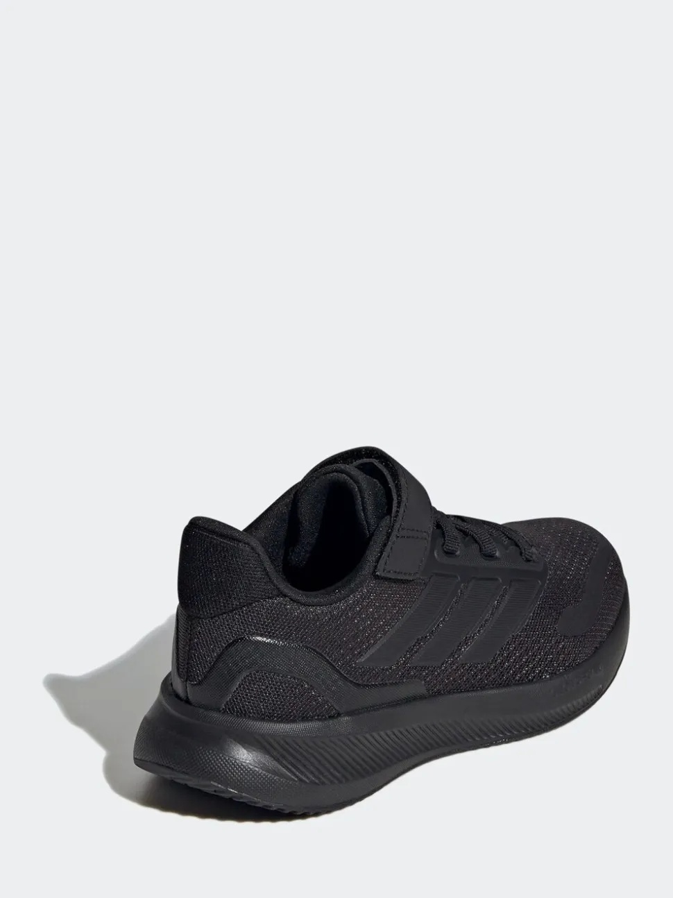 Zwart - adidas Runfalcon 5 kindersneakers met elastische veters