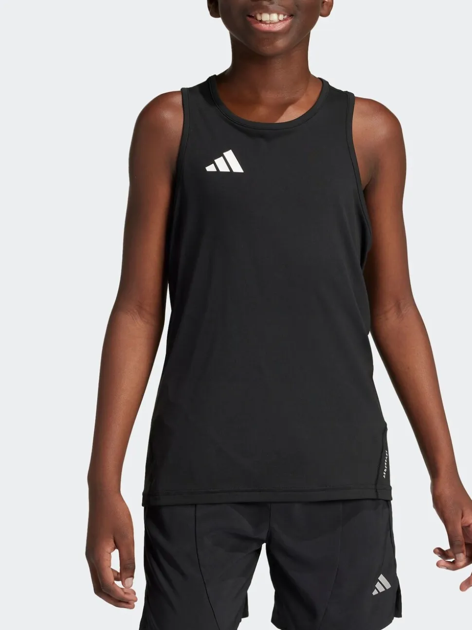 Zwart - adidas Team Kids Tanktop